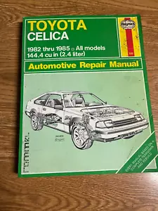 Toyota Celica 1971-1985 Rear Wheel Drive Models Repair Manual Haynes 92015 935 - Picture 1 of 3