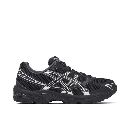 Asics Gel 1130 Nero Argento Puro UK 8 Nuovo Consegna Rapida