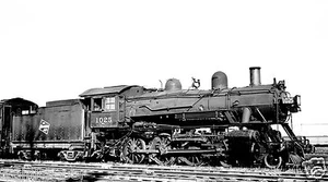 Milwaukee Road (MILW) #1025 Black & White Print - Imagen 1 de 1