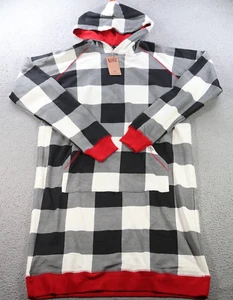 Lazy One Pajamas Womens Large Extra Large Plaid Sleep Hoodie Cozy Warm Pullover - Picture 1 of 11