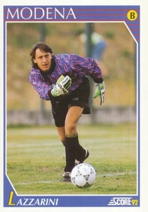 311 ALESSANDRO LAZZARINI # ITALIA MODENA.FC CARD CARTA SCORE ITALIAN LEAGUE 1992 - Imagen 1 de 2