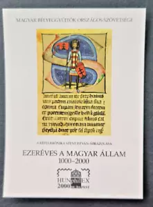 HUNGARY 2000 - HUNFILEX BUDAPEST - SPECIAL SHEET FOR COLLECTORS IMPERF. MNH - Picture 1 of 2