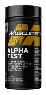 MuscleTech Pro Series Alpha Test 120 Capsules Rapid Testo Booster USA**