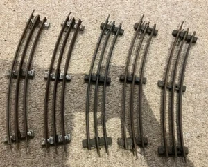 Marklin O Gauge “12” Radius Curves X5 - Picture 1 of 2