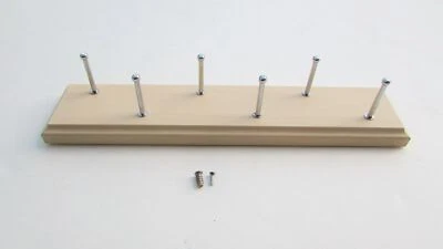 Cinturón Deslizante Easy Track RA1202-M Acabado Arce Natural Madera 7 Ganchos Foto 1 de 3