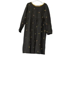 Lands’ End Girl’s Kids Holiday Gray Dress with Snowflakes, Sz 6 - Picture 1 of 3