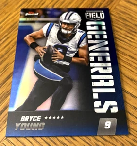 2024 Topps Finest Bryce Young Field Generals RC Blue Refractor # /99 SP Panthers - Bild 1 von 3