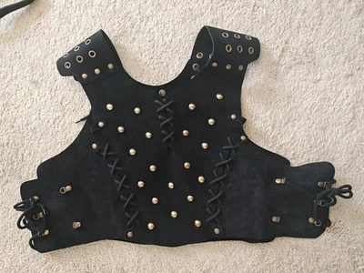 Faun Forge Studded Soft Leather Doublet  Arming Vest Armor - Image 1 of 2