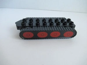 Lego Duplo VTG  2x8 Black Tank Base / Wheel - Picture 1 of 1