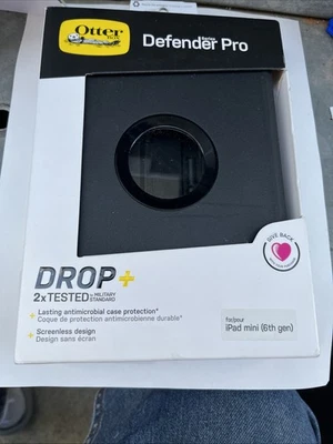 OtterBox Defender Pro Series Tablet Case for Apple iPad Mini 6th Gen - Black - Image 1 of 3