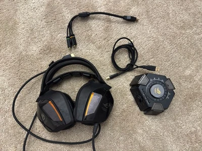 Б/у наушники с объемным звуком ASUS ROG Centurion TRUE 7.1 ИЗЯЩНЫЕ - Изображение 1 из 4