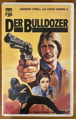 VHS Rarität: Der Bulldozer (1979) CBS FOX Video Großbox - Chuck Norris - FSK 18 - Bild 1 von 4