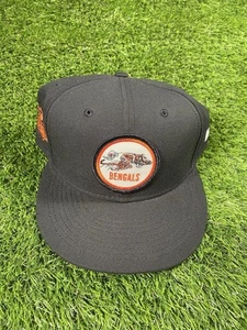 Cincinnati Bengals New Era 59fifty Hat Mens Adjustable NFL Football Black 7 7/8 - Picture 1 of 18