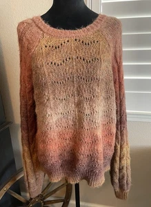 Knox Rose Damen Pullover Medium Langarm Strick Rundhals Pulli Erdtöne - Bild 1 von 14