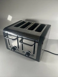 Dualit Architect 4 Slice Toaster Grey Chrome - Used WORKING VGC - Picture 1 of 9