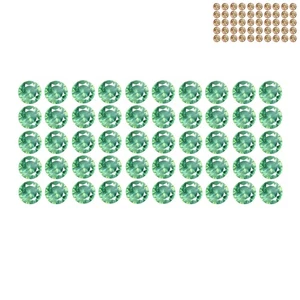 1,18 kt VS 50 Stck. Lot runder Diamantschliff 1,7 mm grün bis rot Alexandrit - Bild 1 von 5