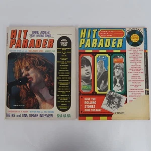 LOT OF 2 1967 1970 Hit Parader Magazine Stones, Jagger, Turner, Beach Boys - Picture 1 of 24