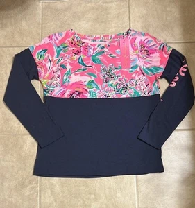 Lilly Pulitzer Girls Mini Finn Top Cockatoo Pink Paws For A Cause XL 12-14 NWT - Picture 1 of 4