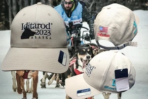 Alaska Iditarod Dog Sled Race 2023 Last Great Race Hat Cap Huskie Nome Cabela's - Picture 1 of 9