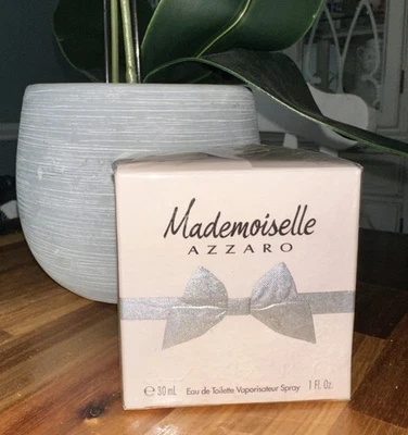 Mademoiselle by AZZARO Eau De Toilette Spray~  1 FL / 30 ml ~NEW IN BOX SEALED - Image 1 of 4