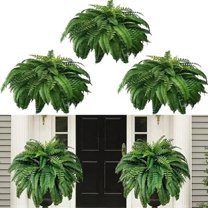 28/38/60/88 Leaves Artificial Fern Plant Living Room Decor - Picture 1 of 13