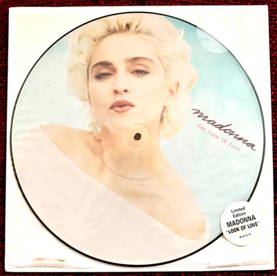 MADONNA LOOK OF LOVE PICTURE DISC RECORD VINYL PROMO CATALOG LIKE PRAYER LP MINT - Image 1 of 4