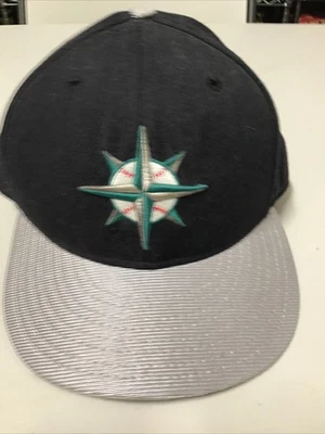 Mariners Seattle 59Fifty Vintage MLB Diamond Collection Hat 7 3/8 Size - Image 1 of 4