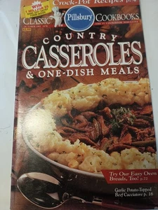 Country Casseroles & One Dish Meals Pillsbury Classic Cookbooks #176,Oct. 995 Y6 - Foto 1 di 1