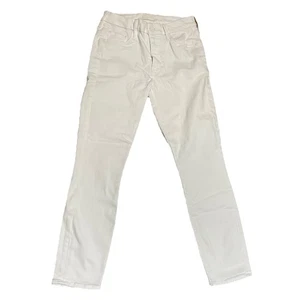 Mother White The Looker Fairest of Them All Crop Jeans Stretch Size 26 X 25 - Picture 1 of 8