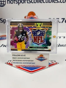 2025 IMPECCABLE KALEB JOHNSON ROOKIE NFL SHEILD #6/10 - STEELERS - Picture 1 of 2
