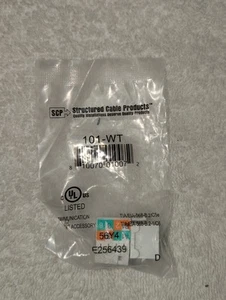 Lote de 25 piezas Cat5e Keystone 45 grados conector conector red Ethernet RJ45 perforación - Imagen 1 de 2