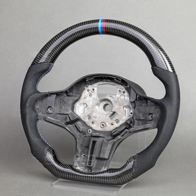 Real Carbon Fiber Steering Wheel Fits For BMW X4 G02 2018-2024 - Image 1 of 4