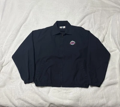 Universal Studios Islands of Adventure jacket XL vintage rare Navy Blue Zip Up - Image 1 of 4