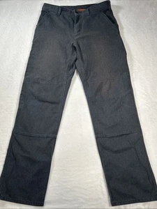 Patagonia Iron Forge Hemp Canvas 5-Pocket Pants Mens 34 Gray Heavy Hiking Camp - Picture 1 of 12