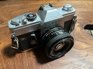 Canon TL QL With Canon FD 50mm F/1.8 Lens - Picture 1 of 10