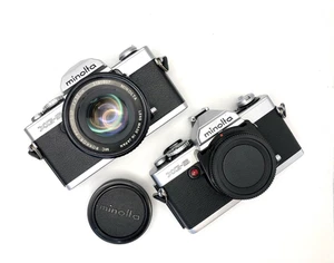 Minolta (X2) XG-S XG-9 35mm (1 Works 1 Parts) Film Camera & 50mm F/1.7 Lens DDP - Picture 1 of 19
