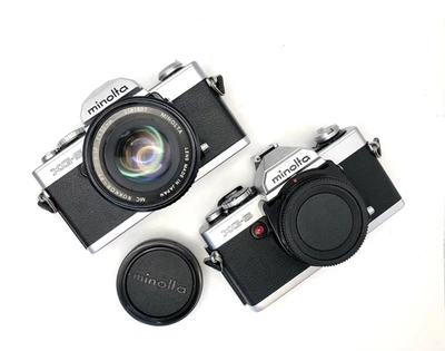 Minolta (X2) XG-S XG-9 35mm (1 Works 1 Parts) Film Camera & 50mm F/1.7 Lens DDP - Image 1 of 4