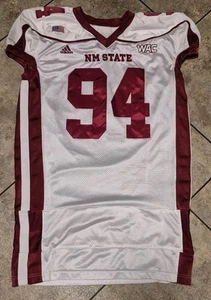Camiseta deportiva de juego de fútbol americano New Mexico State Aggies NMSU Adidas Stitch talla 46 longitud+2 - Imagen 1 de 15