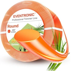 Línea de recortadora de cuerdas, cuerda para herbicida naranja nailon premium, 095", 295 pies mejor de EE. UU. - Imagen 1 de 5