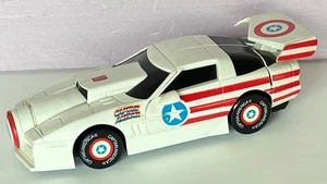 Toy Biz White Captain America Turbo Coupe Car Figure Marvel Vintage 1990 90s - Picture 1 of 6
