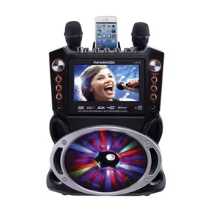 Karaoke USA GF846 Bluetooth Karaoke Machine with Synchronized LEDs - Picture 1 of 1
