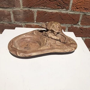 pottery ozark roadside tourist pottery armadillo ashtray, Planter - Picture 1 of 11