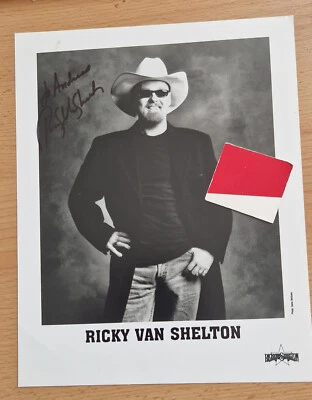 Ricky van Shelton     Country Musik Autogramm Original   - Bild 1 von 2