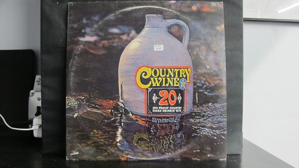 COUNTRY WINE - DOUBLE LP SP-1004 DOC WATSON DRUSKY WANDA JACKSON GEORGE JONES - Image 1 of 1