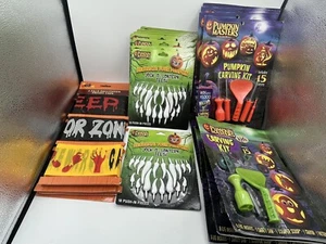 Talla de calabaza de Halloween y cinta de Halloween paquete de 32 artículos - Imagen 1 de 2