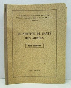 Manuale "SERVIZIO SANITARIO DELL'ESERCITO - FRANCIA" - Ministero Difesa - 1951 - Imagen 1 de 12