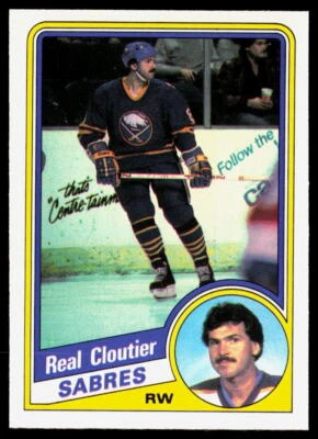 Real Cloutier 1984-85 O-Pee-Chee #19 NMT - Image 1 of 2