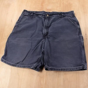 vtg 90s y2k CARHARTT B25 MDT duck canvas utility carpenter shorts sz 386 w 8 in - Picture 1 of 5