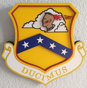 8" US Air Force 189th Air Wing Plaque Arkansas National Guard LRAFB "We Lead" - Picture 1 of 2