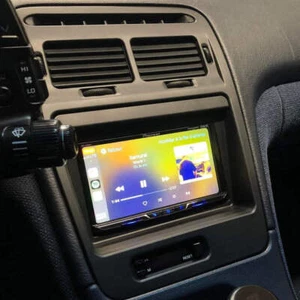 LHD Double-Din Radio Bezel w/Brackets for '90-99 300zx Z32 - Bild 1 von 7